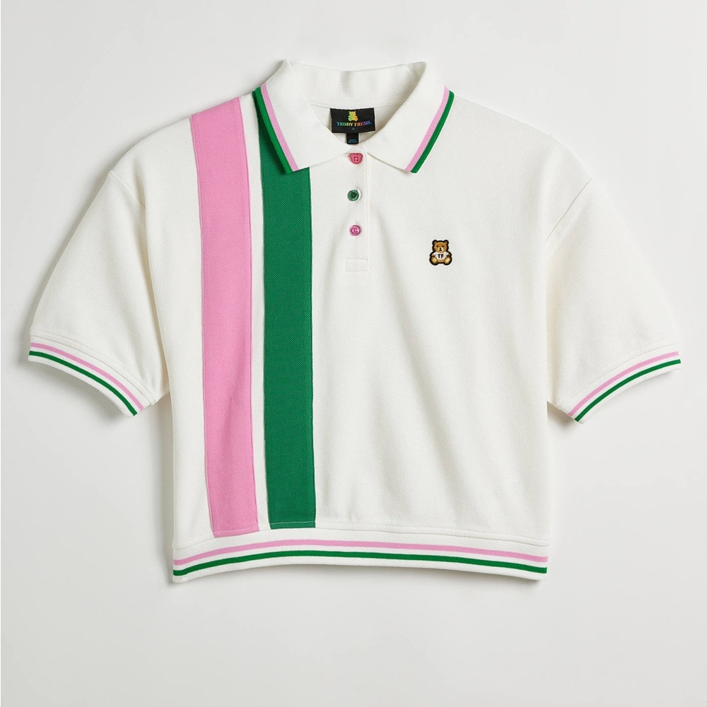 Teddy Fresh Striped Polo Tee